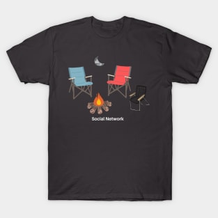 Social Network - Camping T-Shirt